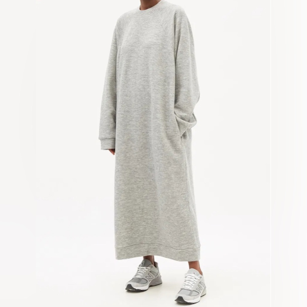 RAEY Oversized Crew Neck Sweatshirt Dress UK Sz. 4